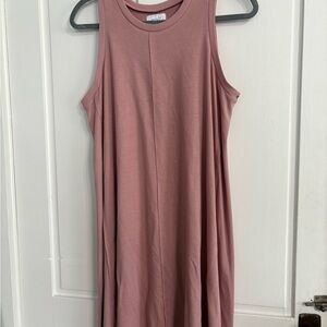 Mud Pie Sleeveless Pink Dress